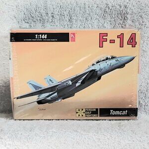 Rare & Sealed Vintage 1:144 F-14 Tomcat Navy Carrier Fighter Jet Model HC1002!!